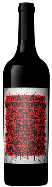 1849 Declaration Napa Valley Cabernet Sauvignon 2015 wine bottle with artistic label.