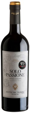 Antiche Terre Venete Rosso Veronese wine bottle, 750 ML, Solo Passione label.