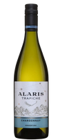 Trapiche Alaris Chardonnay 750 ML bottle with yellow color and green hues.