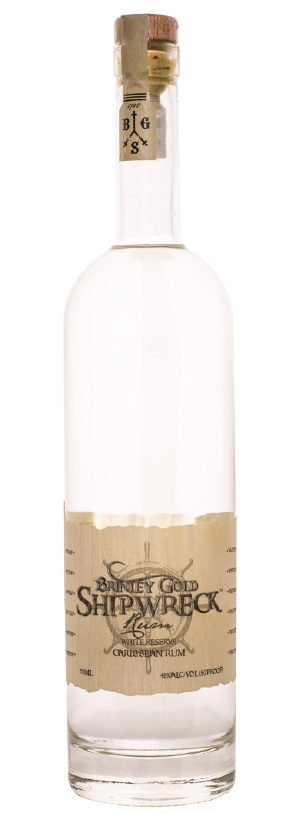 Brinley Gold Shipwreck White Reserve Caribbean Rum 750 ML