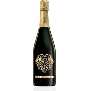 Leo de Verzay Regne Brut Champagne bottle, 750 ML, showcasing French champagne heritage.