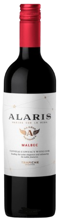 Alaris Trapiche Malbec 1.5 L wine bottle with red cap and detailed label.