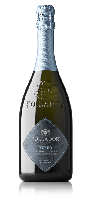 Follador Xzero Valdobbiadene Prosecco Superiore Millesimato Extra Brut 750 ML