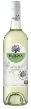 Banrock Station Sauvignon Blanc 750 ML wine bottle displaying label with tropical and citrus flavors.