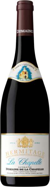 Jaboulet Hermitage La Chapelle Rouge 2021 bottle with rich blackcurrant and spice aromas from France's Hermitage appellation