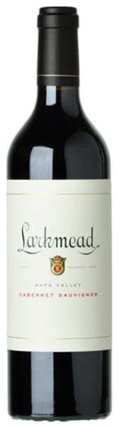 Larkmead Cabernet Sauvignon Napa Valley 2022 deep violet-ruby wine glass with rich aromas and balanced flavors