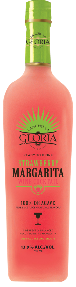 Rancho La Gloria Ready To Drink Strawberry Margarita 750 ML bottle
