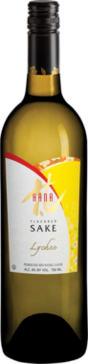 HANA Lychee Flavored Sake 750 ML