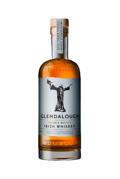 Bottle of Glendalough Double Barrel Irish Whiskey 750 ML smooth Irish whiskey