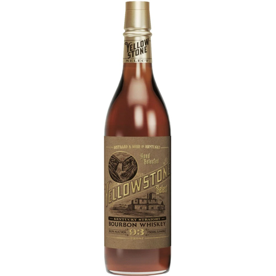 Yellowstone Select Kentucky Straight Bourbon Whiskey 93 Proof 750ML – Smooth & Bold Bourbon