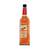 RJ Boone Hot Cinnamon Whiskey 750 ML bottle with fiery red label and cinnamon imagery.