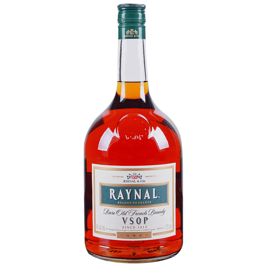 Raynal VSOP Brandy 1.75L French oak-aged smooth brandy bottle