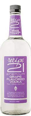 Recipe 21 Premium Grape Flavored Vodka 1.75 L