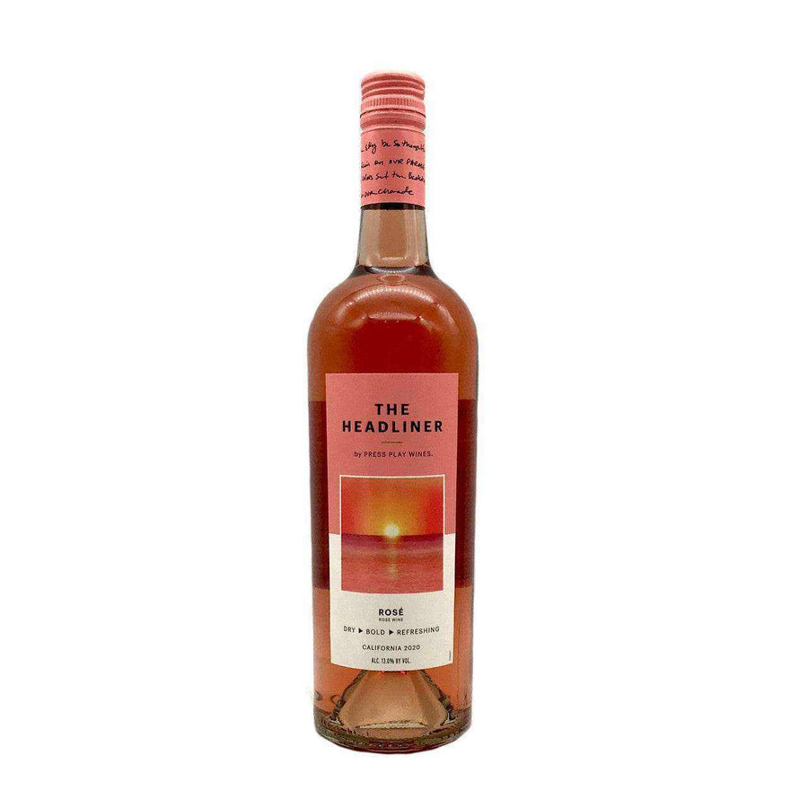 The Headliner Rose Dry Wine California 750 ML bottle