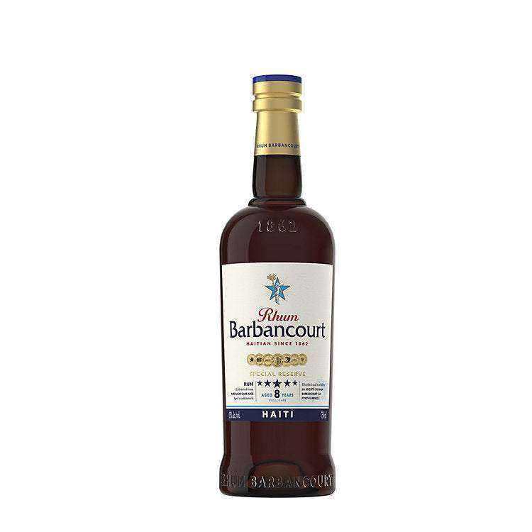 Rhum Barbancourt Aged Rum Reserve Speciale Five Star 8 Yr, 750 ML bottle.