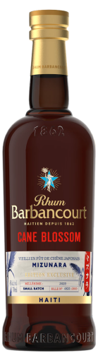 Rhum Barbancourt Gold Rum Cane Blossom Mizunara Exclusive Edition 90 700 ML