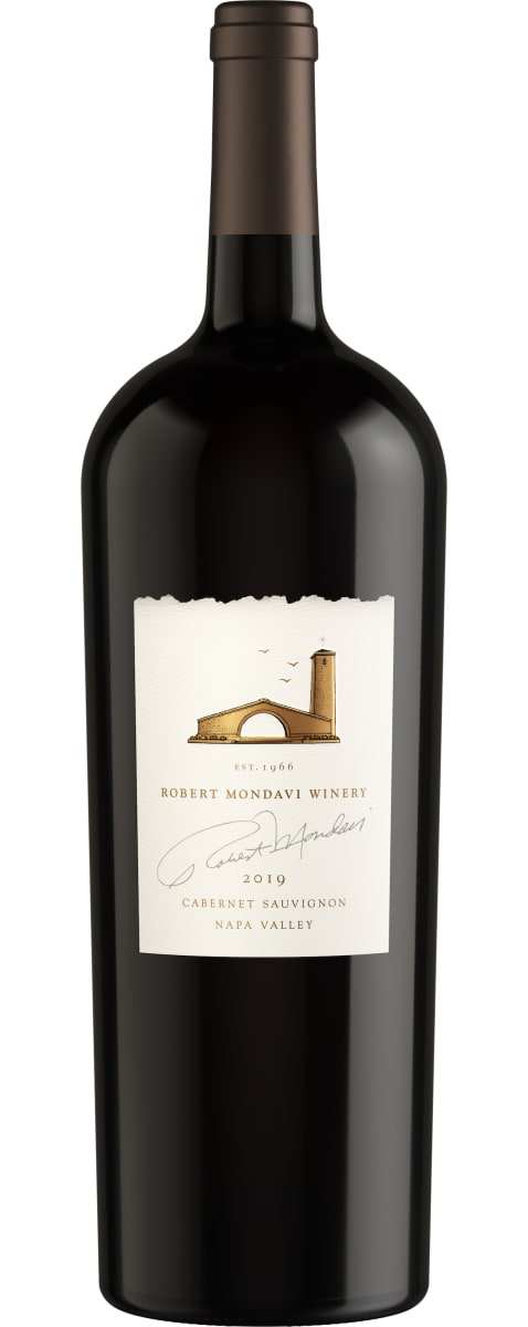 Robert Mondavi Winery Cabernet Sauvignon Napa Valley 2019 1.5L bottle showcasing premium red wine from Napa Valley