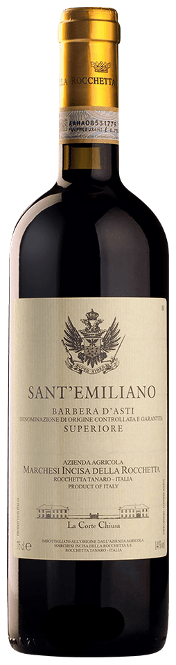 Marchesi Incisa della Rocchetta Saint'Emiliano Barbera d'Asti Superiore 2021 750 ML