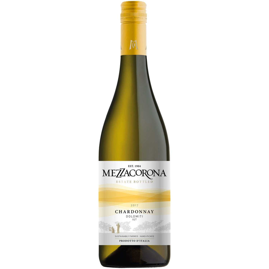 Bottle of Mezzacorona Chardonnay Vigneti Delle Dolomiti 750 ML Italian white wine