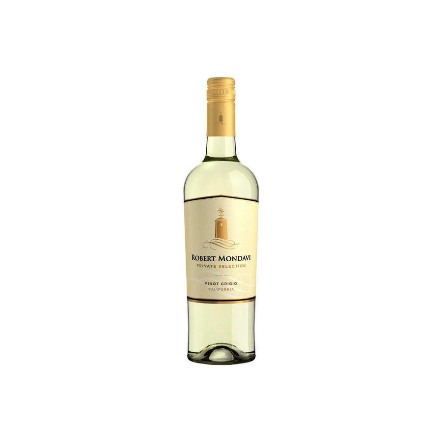 Robert Mondavi Private Selection Pinot Grigio California 750 ML bottle with bright fruit and balanced white wine notes