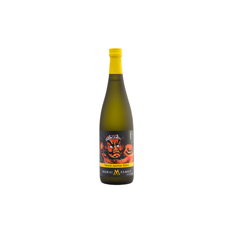 Murai Family Junmai Sake Tanrei 720 ML bottle showcasing traditional Japanese sake with delicate aromas and smooth flavors