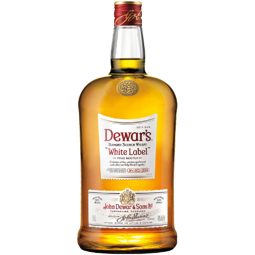 Dewar'S Blended Scotch White Label 80 1.75 L