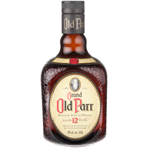 Old Parr Blended Scotch Deluxe 12 Year 750 ML bottle.
