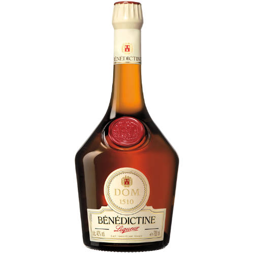 Benedictine Brandy Liqueur Dom bottle, 750ml, rich French herbal liqueur.