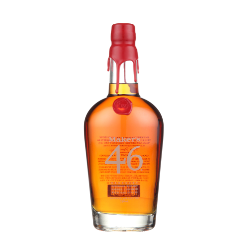 Maker'S 46 Straight Bourbon 94 proof 750 ML bottle with signature red wax seal.