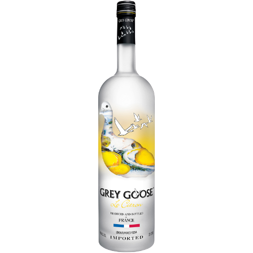 Grey Goose Citrus Flavored Vodka Le Citron 80 1.75 L