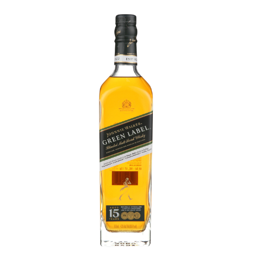Johnnie Walker Green Label 15 Year Blended Malt Scotch Whisky 750ml Bottle