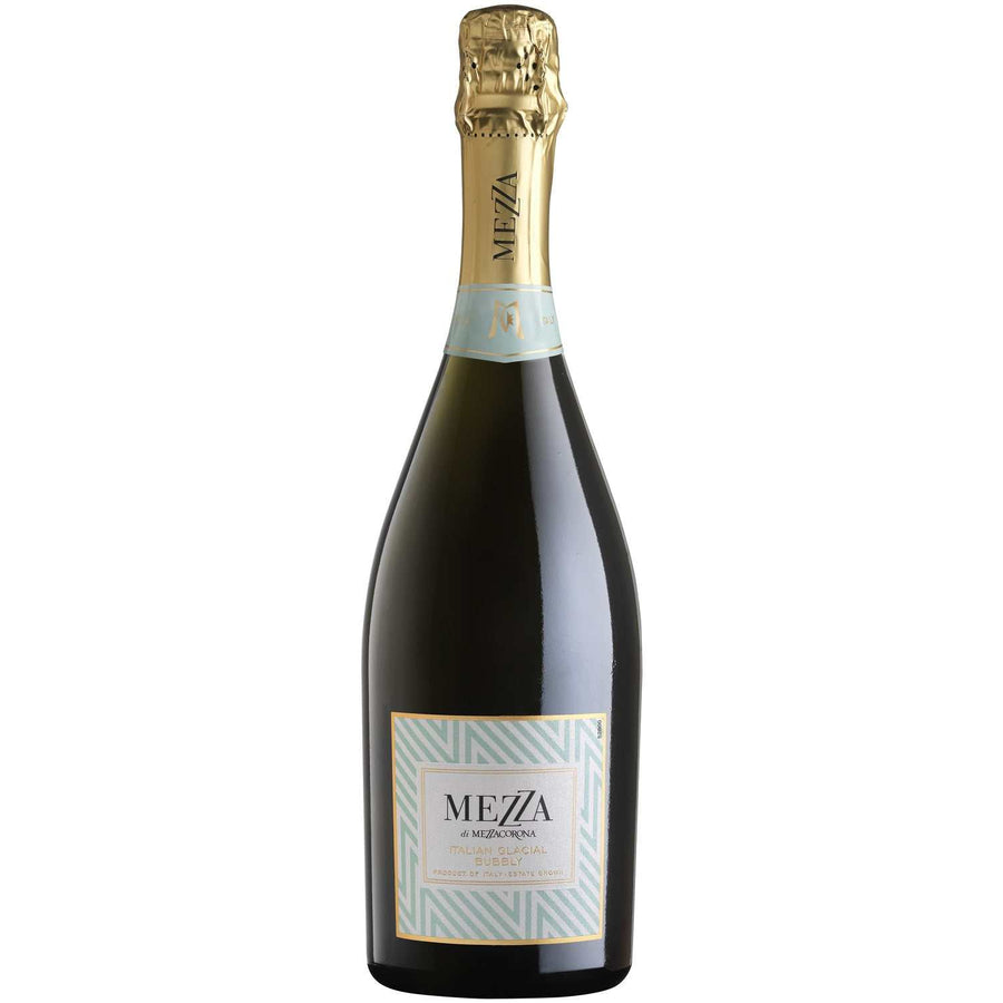 Bottle of Mezza Di Mezzacorona Extra Dry sparkling wine from Vigneti Delle Dolomiti, Italy, 750 ML
