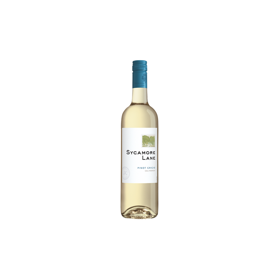Sycamore Lane Pinot Grigio California 750 ML bottle with fresh white wine and citrus fruit aroma