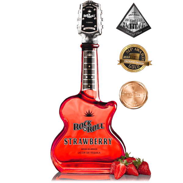 Rock N Roll Strawberry Flavor Tequila 750 ML