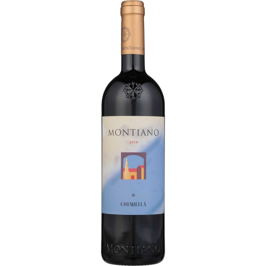 Famiglia Cotarella Lazio Rosso Montiano 2022 Italian red wine bottle 750ml with rich Merlot blend