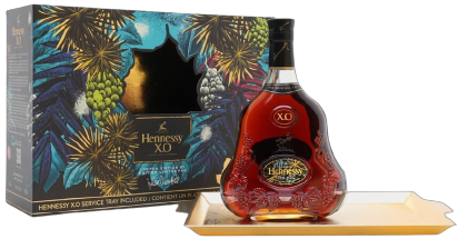 Hennessy Cognac XO Julien Colombier Limited Edition bottle with artistic packaging.