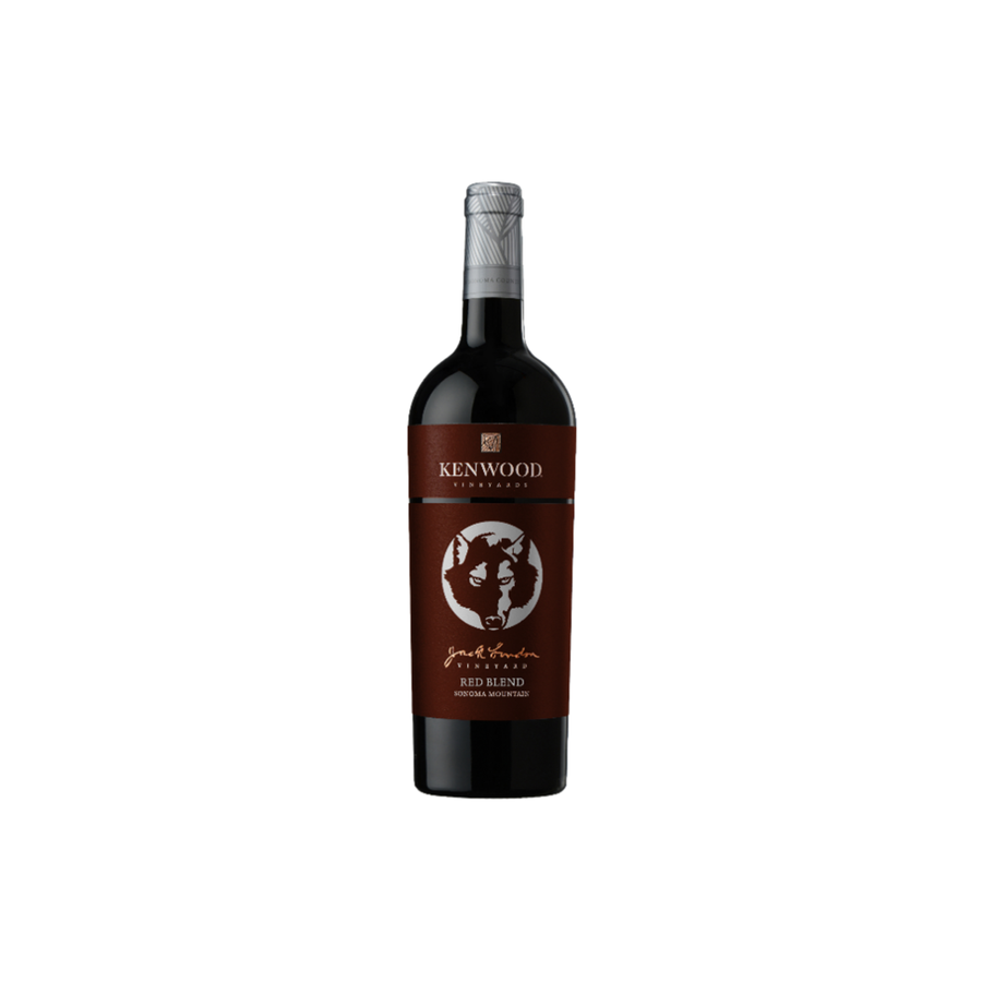 Kenwood Red Blend Jack London Vineyard Sonoma Mountain 750 ML bottle with rich dark fruit and spice notes
