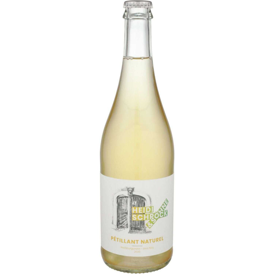 Heidi Schrock Weissburgunder Petillant Naturel 2020 natural sparkling wine bottle 750 ML