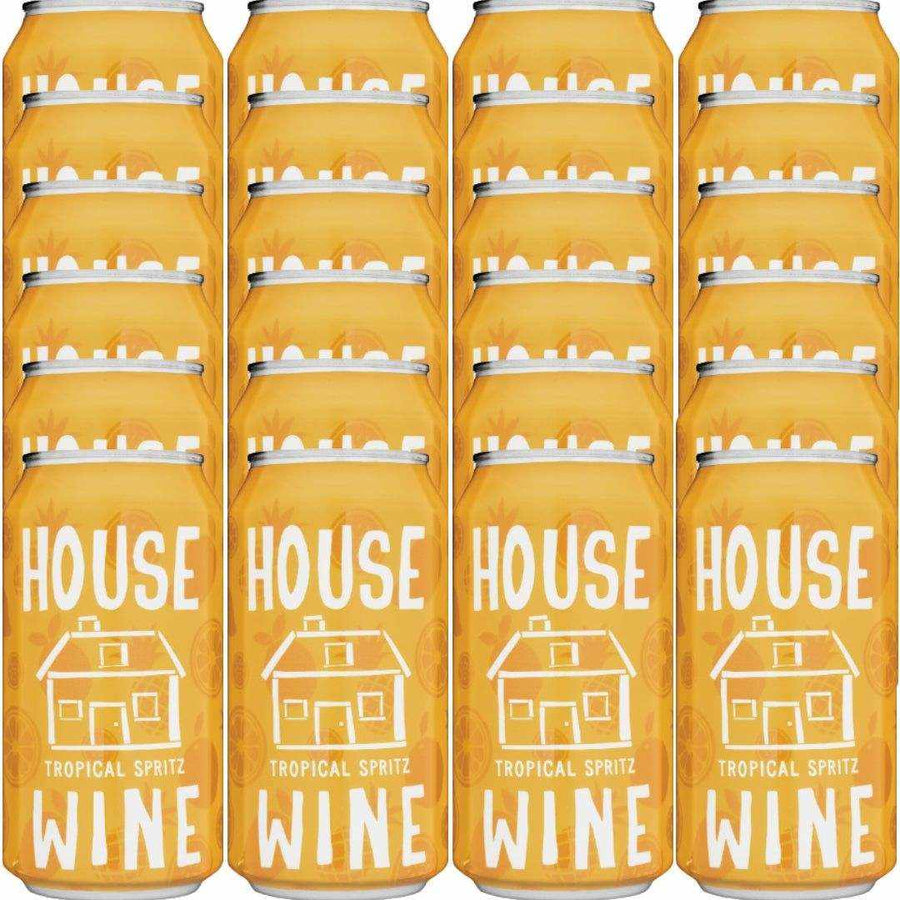 House Wine Tropical Mango Spritz Flavored Wine 375 ML (24 Pack)