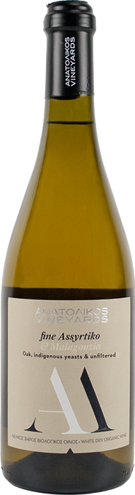 Anatolikos Vineyards Malagousia Indigenous Yeast Avdira 2019 750 ML