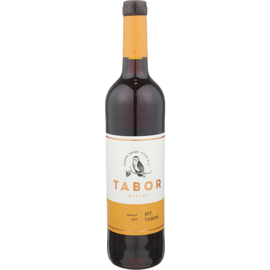 Mount Tabor Merlot Galilee 2019 750 ML red wine bottle