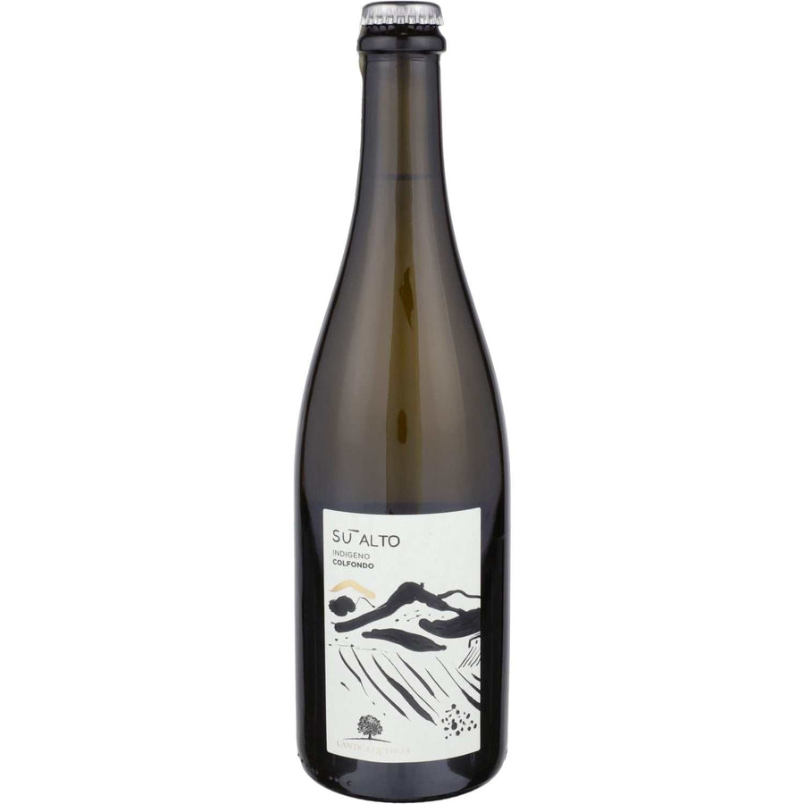L Antica Quercia Vino Bianco Su Alto Indigeno Colfondo Italy 2018 natural sparkling white wine bottle 750 ML