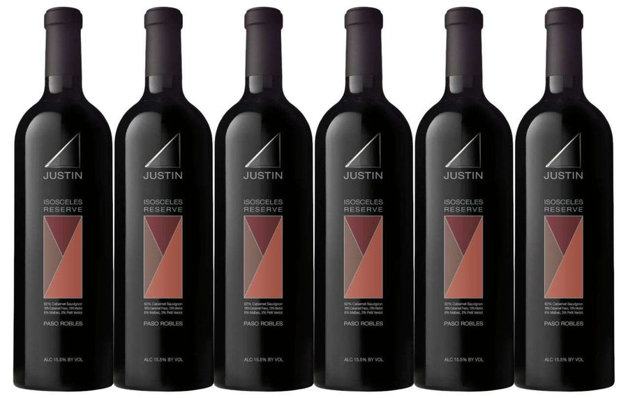 Justin Red Wine Isosceles Reserve Paso Robles 2017 750 ML (6 Bottles)