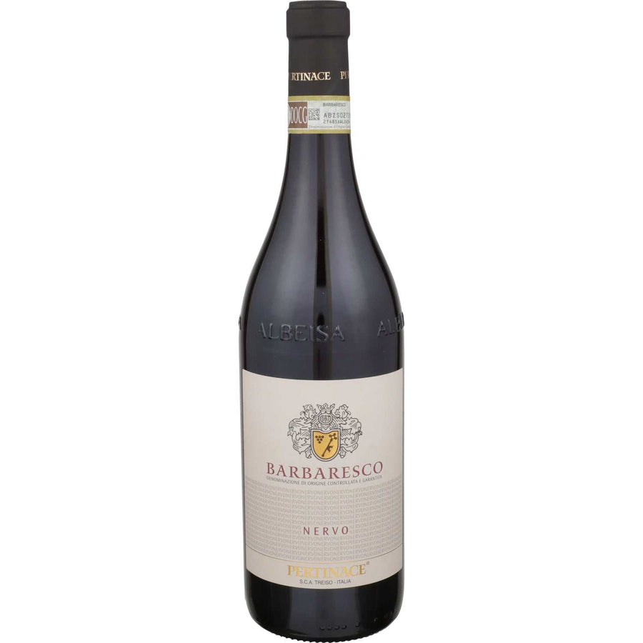 Bottle of Pertinace Barbaresco Vigneto Nervo 2018 red wine 750 ML from Italy