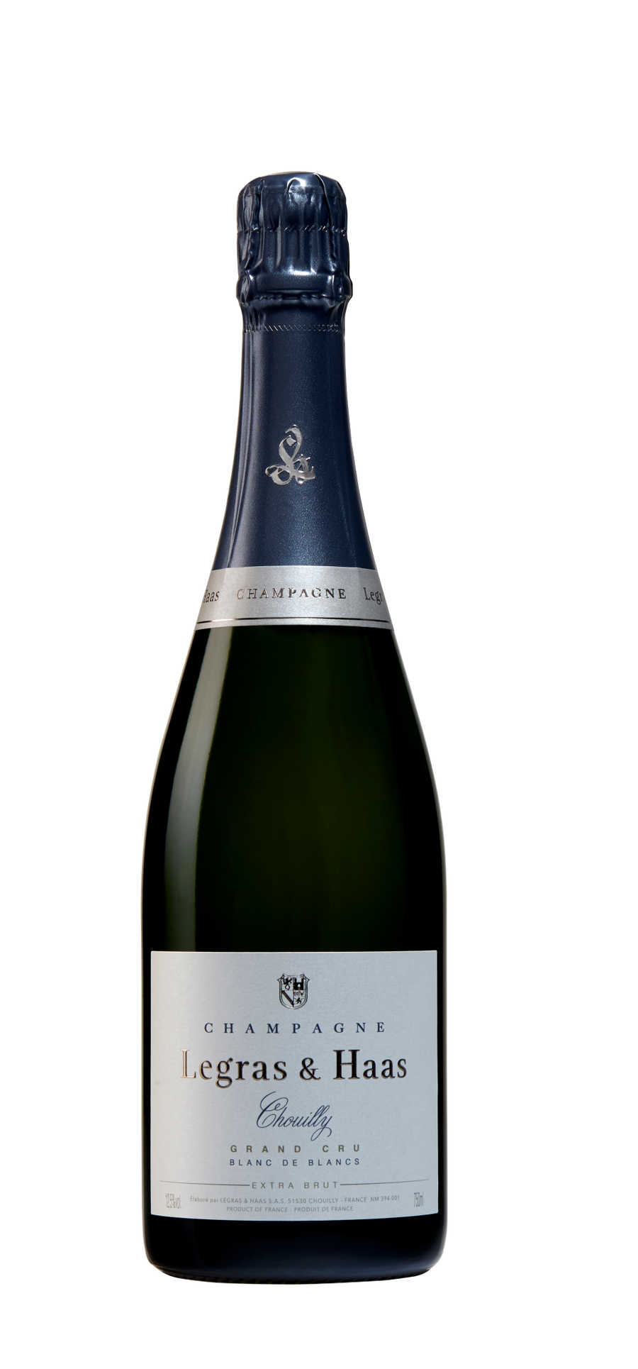 Legras & Haas Champagne Extra Brut Chouilly Blanc De Blancs Grand Cru 750 ML
