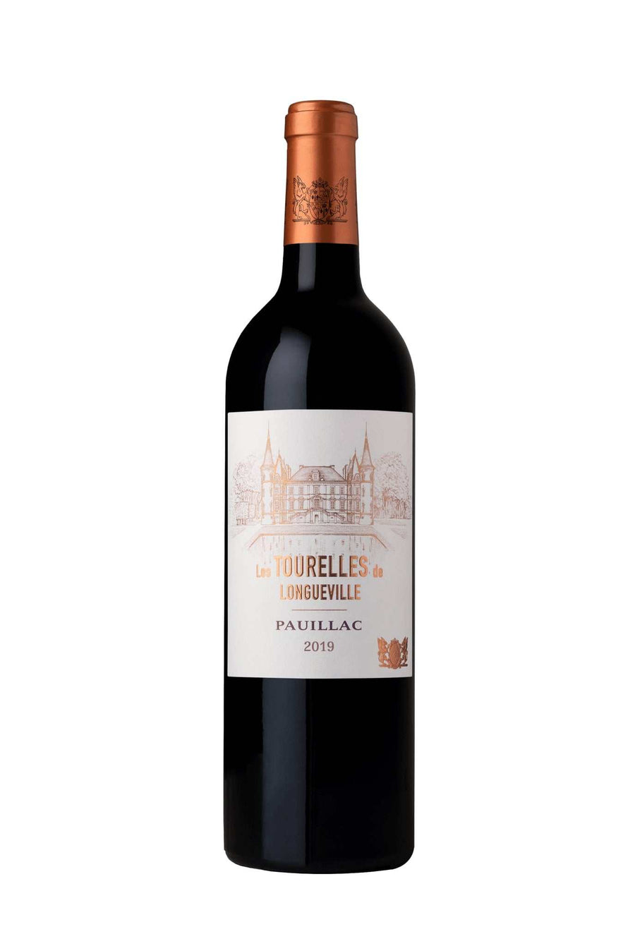 Les Tourelles De Longueville Pauillac 2019 750 ML Bordeaux red wine bottle