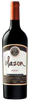 Blazon Merlot Barrel Aged 10 Months Lodi 750 ML