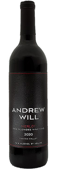 Andrew Will Merlot Two Blondes Vineyard Yakima Valley 2020 750 ML