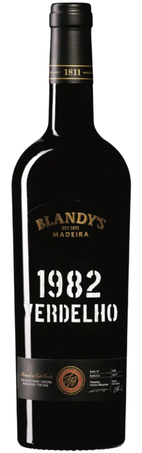Blandy's Madeira Verdelho Medium Dry Matured In Oak Casks 1982 750 ML