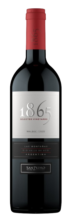 1865 Malbec Selected Vineyards Valle de Uco 2021 750 ML wine bottle